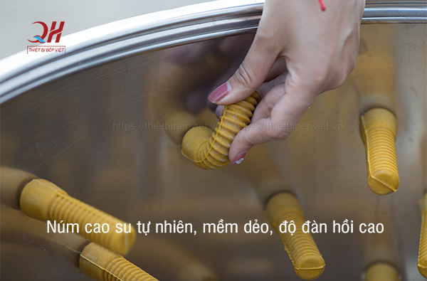 Núm cao su dẻo đàn hồi tốt Núm cao su máy vặt lông gà vịt Quang Huy