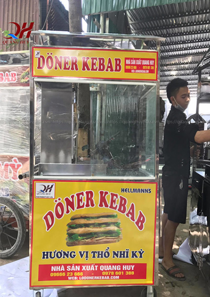 Xe bánh mì Doner Kebab của Quang Huy