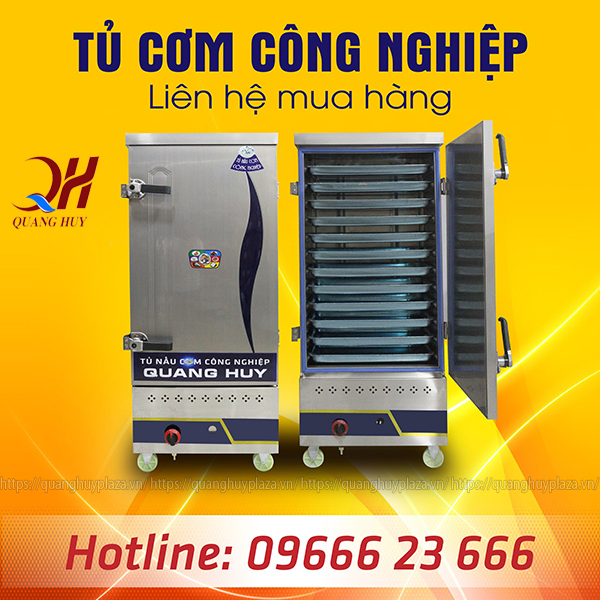 Quang Huy bán tủ cơm công nghiệp 12 khay giá với giá tốt nhất so với thị trường