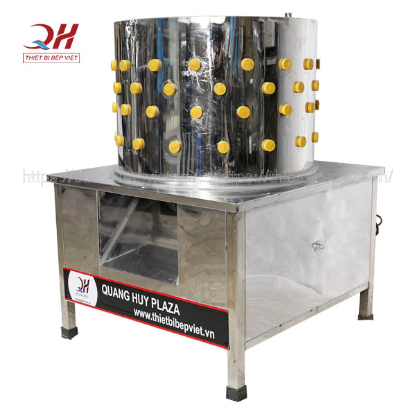 Máy làm lông gà vịt, gia cầm sạch sẽ chỉ 50s/mẻ