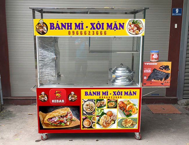 Ưu đãi khi mua xe bánh mì xôi Quang Huy