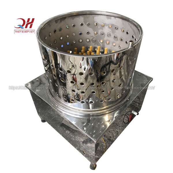 Khung máy vặt lông gà vịt chưa lắp đặt núm cao su