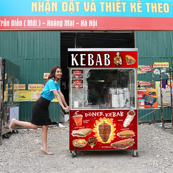 Sản phẩm được thiết kế tay đẩy mái che tiện lợi