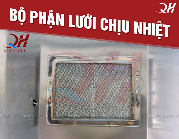 Mắt lưới có khả năng chịu nhiệt cực tốt