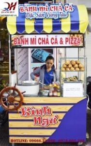 Xe bánh mì chả cá 1m8
