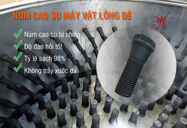Núm Cao Su Máy Vặt Lông Dê, Chó