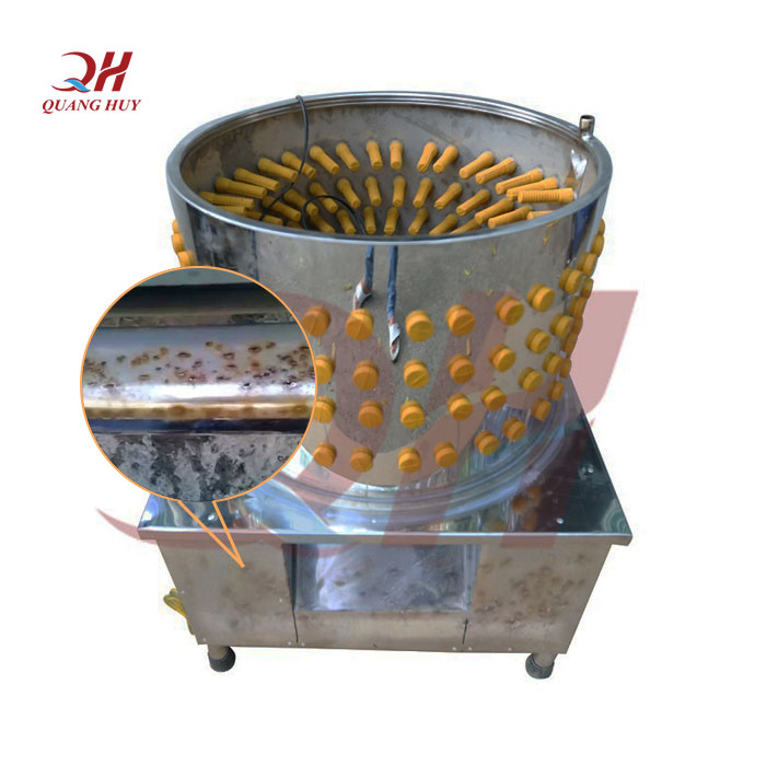 Hiện tượng gỉ sét máy vặt lông gà