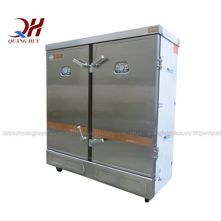 Tủ nấu cơm công nghiệp 24 khay chạy gas Tủ nấu cơm công nghiệp 24 khay chạy gas