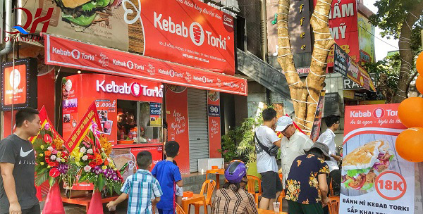 Hệ thống chuỗi cửa hàng bánh mì Kebab Torki với chính sách nhượng quyền nổi tiếng