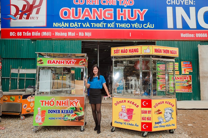 Quang Huy - Địa chỉ phân phối xe bán bánh mì chính hãng Quang Huy - Địa chỉ phân phối xe bán bánh mì chính hãng