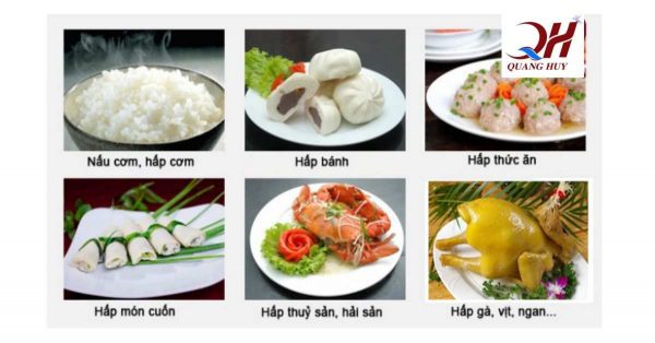 Nấu hấp đa năng nhiều thực phẩm
