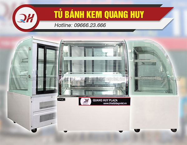 Tủ trưng bày bánh kem Quang Huy 90cm