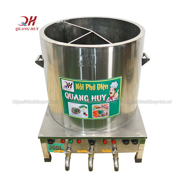 Nồi Nấu Phở Điện Quang Huy | Chuẩn Inox 304 | Giá chỉ 2.499K