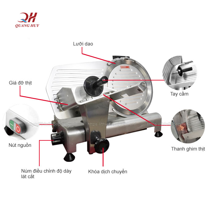 Cấu tạo máy cắt khoai tây ES250