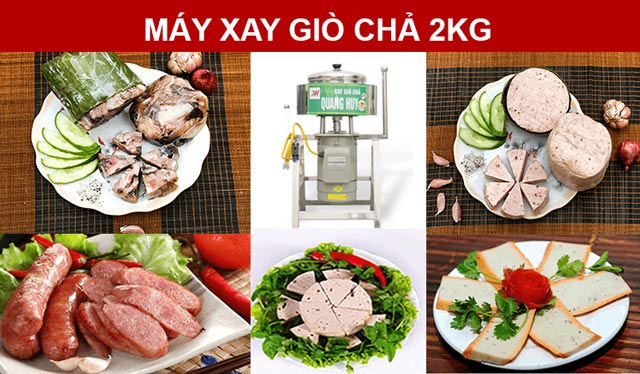 M&aacute;y xay gi&ograve; chả 2kg