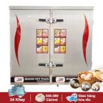 Tủ hấp bánh bao 24 khay, tủ bánh bao