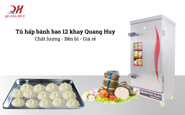 Quang Huy - Địa chỉ mua tủ hấp bánh bao chính hãng, mua tủ cơm Quang Huy