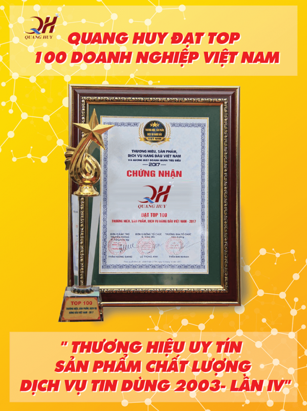 Quang Huy là 1 đơn vị có thương hiệu uy tín lâu năm