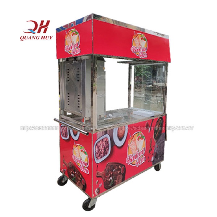 Trọn bộ xe đẩy bánh mì giá rẻ tại Quang Huy