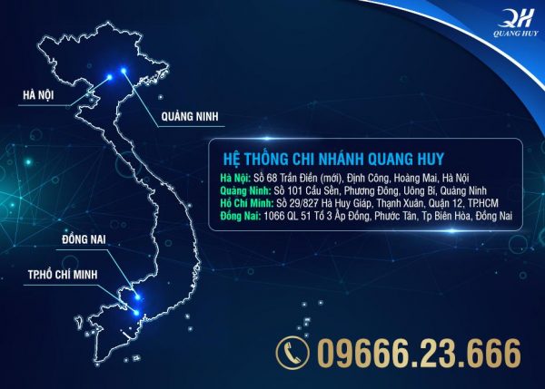 Bạn có thể tìm mua tại các hệ thống chi nhánh cửa hàng của Quang Huy