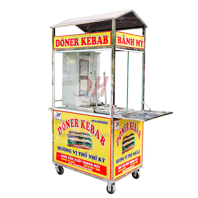 Xe bánh mì Doner Kebab, xe bánh mì kinh doanh hiệu quả