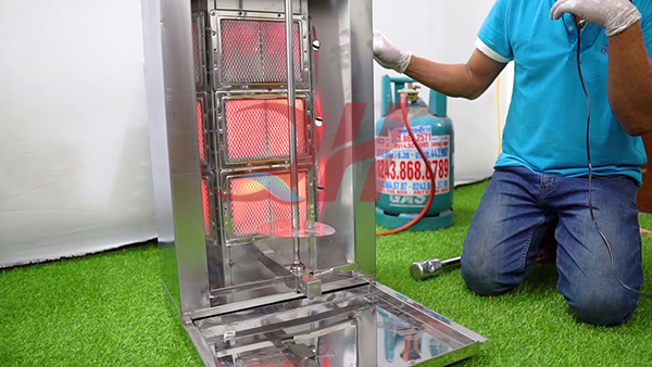 Lò nướng thịt Doner Kebab cao cấp Lò nướng thịt Doner Kebab cao cấp