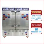 Tủ nấu cơm công nghiệp 24 khay dùng Gas