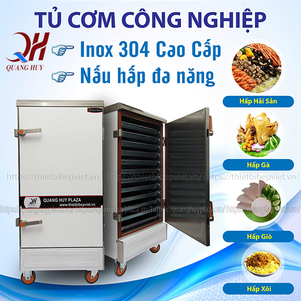 Tủ cơm công nghiệp Quang Huy với chất lượng hoàn hảo!
