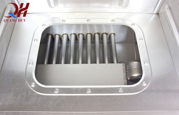 Tủ cơm 6 khay gas bộ phận truyền nhiệt bằng pét đốt