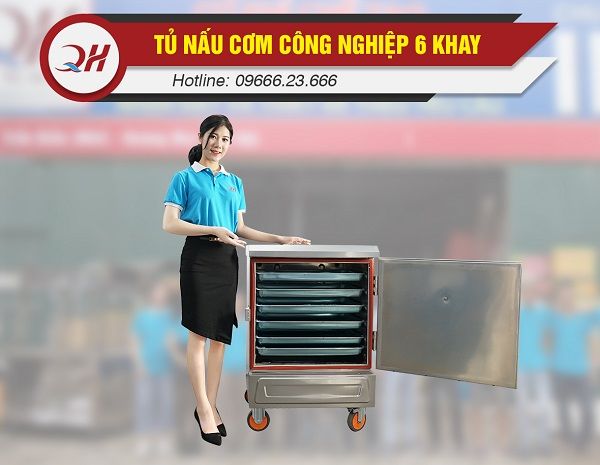 Mua tủ nấu cơm 6 khay ở đâu chất lượng giá tốt