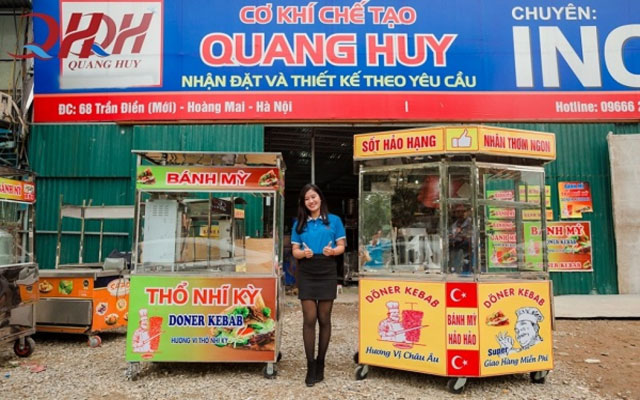 Xe bán đồ ăn Quang Huy