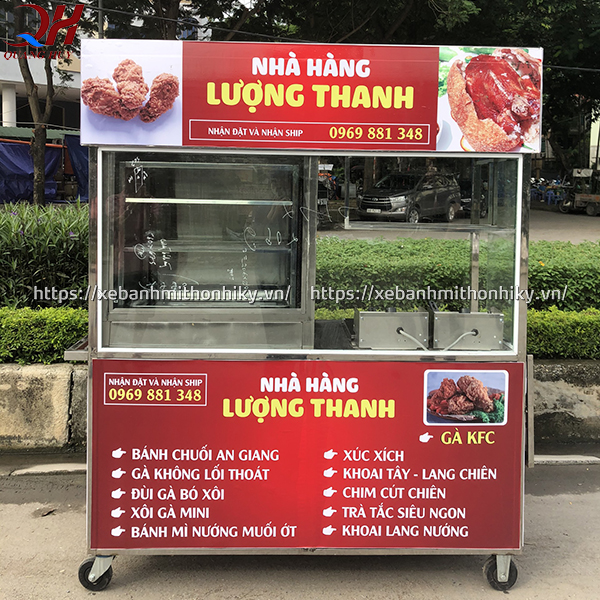 Tủ bán đồ ăn vặt được sản xuất và phân phối bởi Quang Huy
