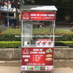 Xe Bánh Mì Doner Kebab 90Cm Mẫu Mới 2020