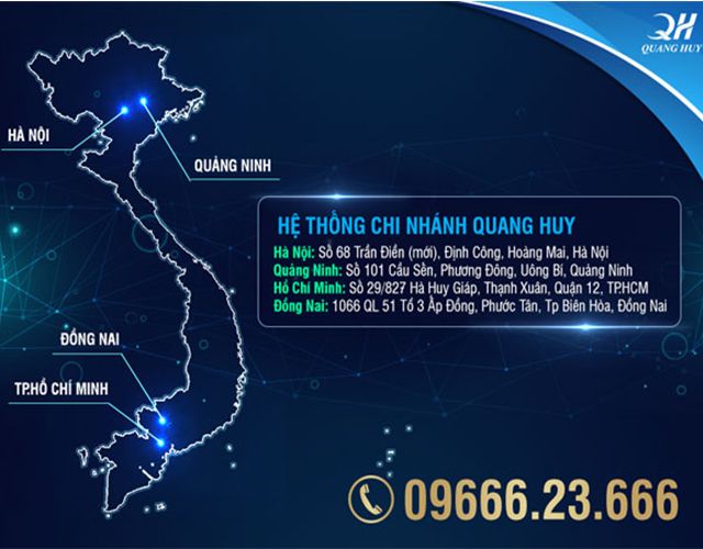 Hệ thống chi nhánh Quang Huy