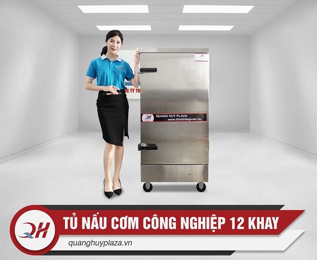 Quang Huy đia chỉ phân phối tủ cơm 12 khay điện uy tín