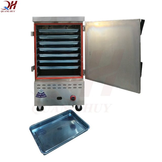 Chất liệu tủ và khay đựng làm từ inox 304 sáng bóng