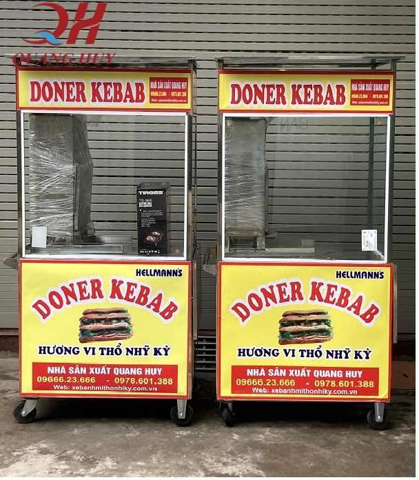 Tủ kính nhỏ bán bánh mì