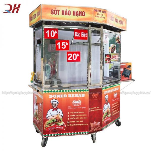 Xe bán bánh mì Thổ Nhĩ Kỳ lục giác Xe bán bánh mì Thổ Nhĩ Kỳ lục giác