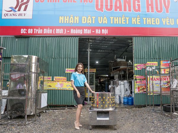 Xưởng sản xuất máy vặt lông gà vịt lông vịt Quang Huy