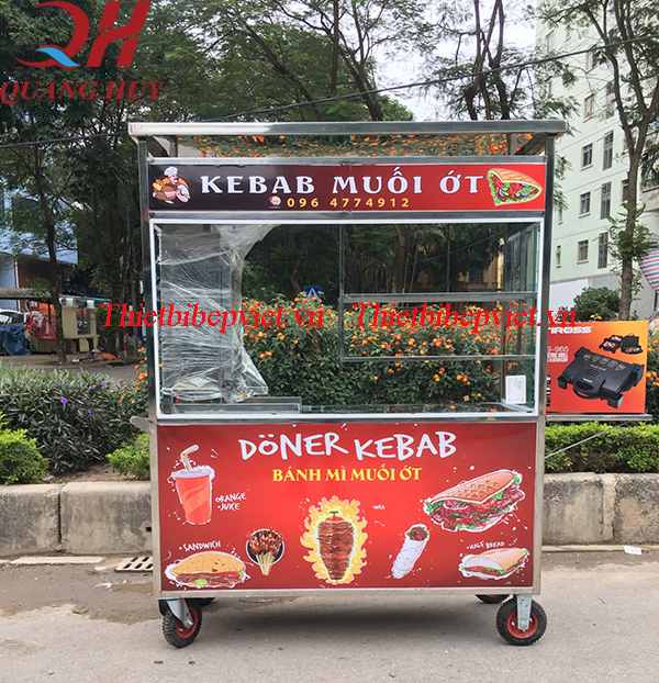 Tủ bánh mì Doner Kebab 1m5 mẫu mới