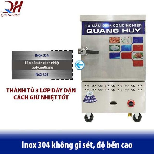 Bảo ôn cách nhiệt dày dặn 3 lớp