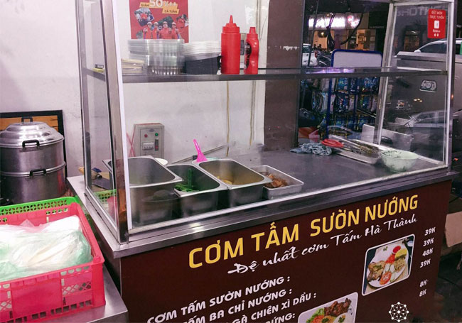 Xe bán cơm tấm giá bao nhiêu là phù hợp?