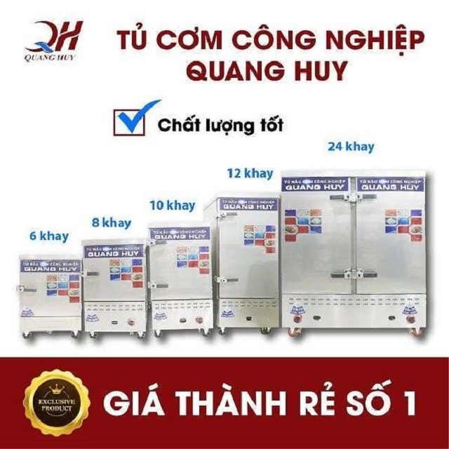 Quang Huy địa chỉ phân phối tủ cơm chính hãng giá tốt nhất, Các mẫu tủ nấu cơm Quang Huy