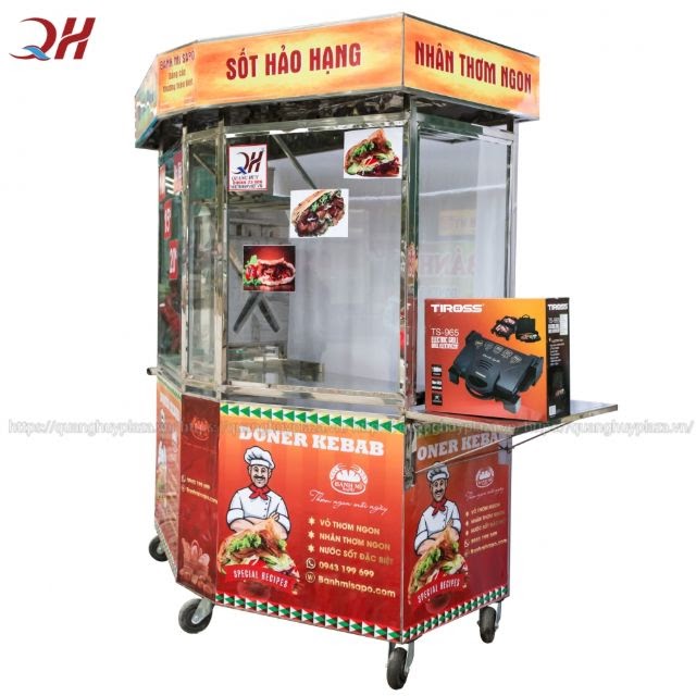 Tủ bánh mì lục giác đẹp mắt