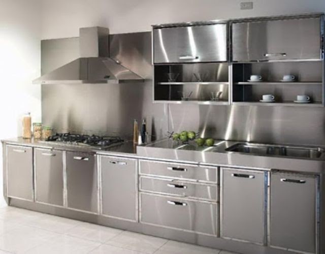 Tủ bếp inox công nghiệp