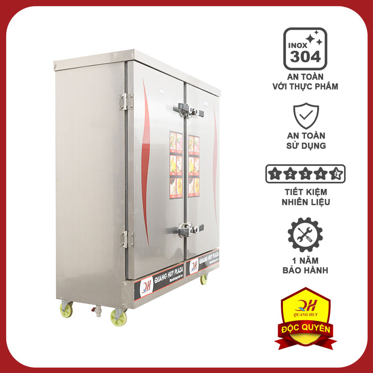 Tủ nấu cơm công nghiệp 24 khay