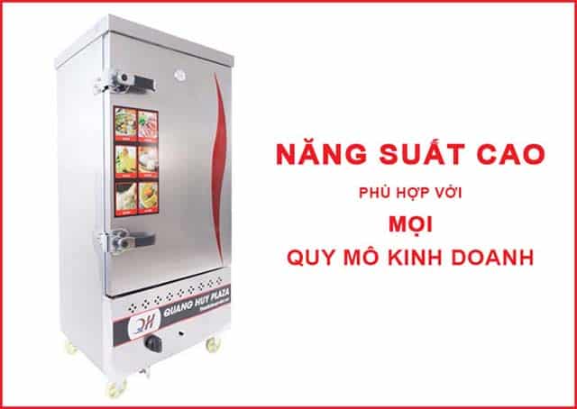 Review Tủ nấu cơm công nghiệp bằng gas có tốt không? Giá bao nhiêu