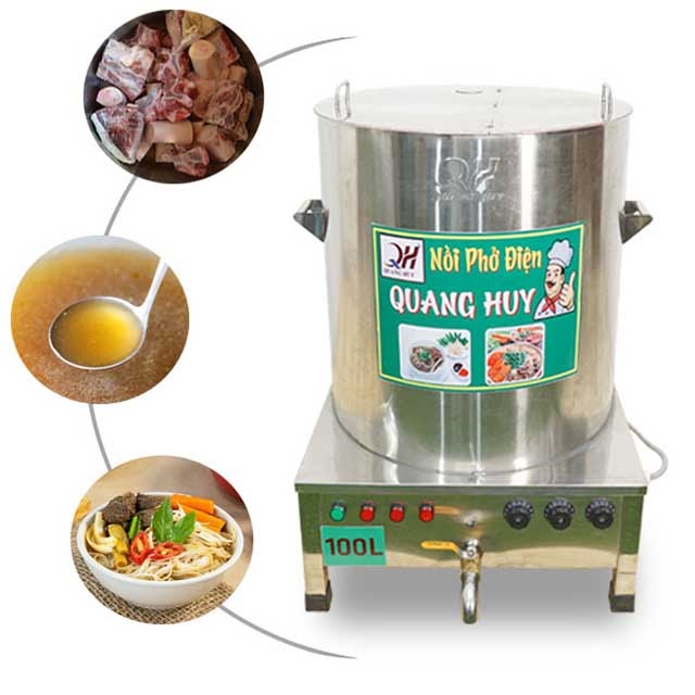 Công thức nấu phở bò Hà Nội kinh doanh với nồi điện nấu phở