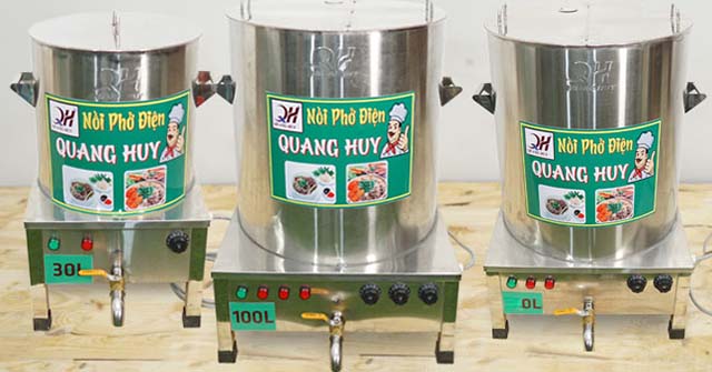 Nồi nước dùng điện hàng Việt Nam do Quang Huy sản xuất