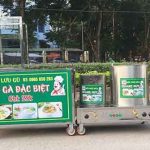 Quầy bán bún phở đẹp sản xuất tại Quang Huy